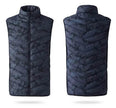 LoClimb Men's Camouflage USB Heated Vest Sleeveless Jacket for Hiking Skiing