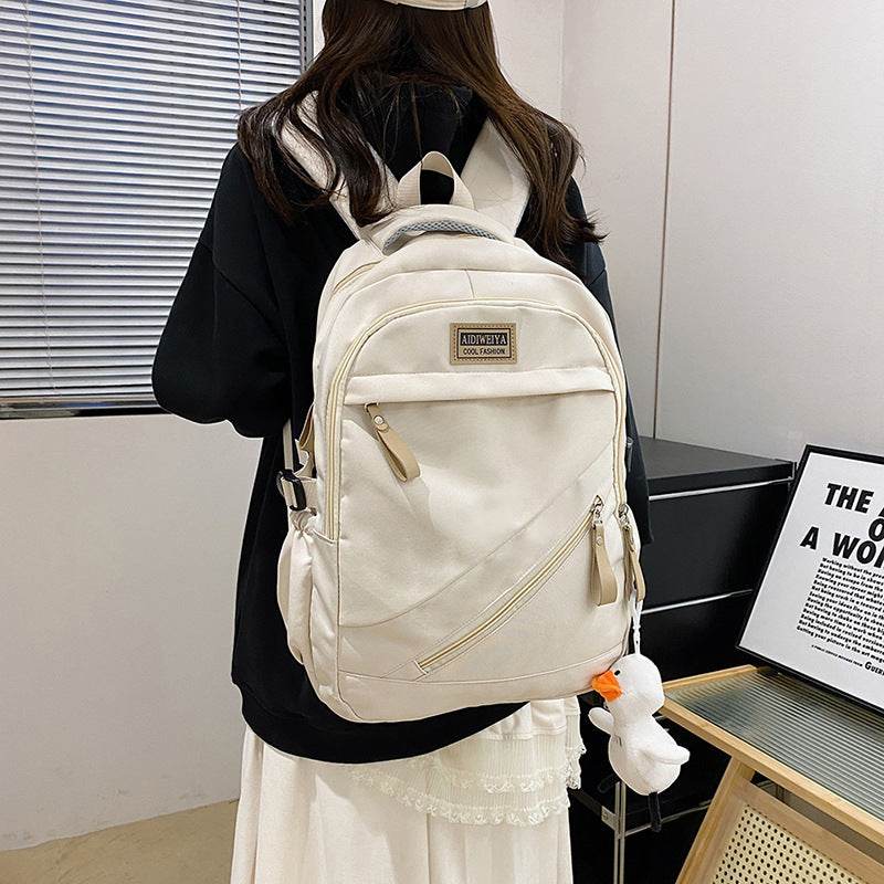 Large Capacity College Junior High School Backpack School Bag