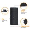120/240W Flexible Solar Panel kit Photovoltaic Module Solar Power Charger 12v