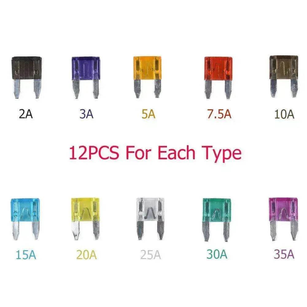 120pcs small car fuse