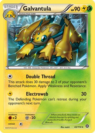 Galvantula 42/114 - XY  Steam Siege