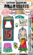 AALL and Create - A6 Stamp Set - Fortuneteller Dee