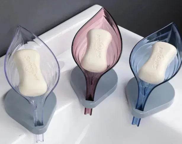 Leaf shaped Suction Soap dish