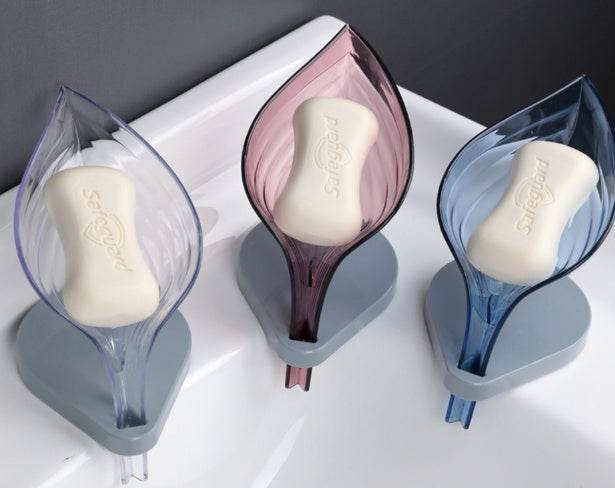 Soap Holder Sink Sponge Drain Box Creative Suction Cup Soap Dish