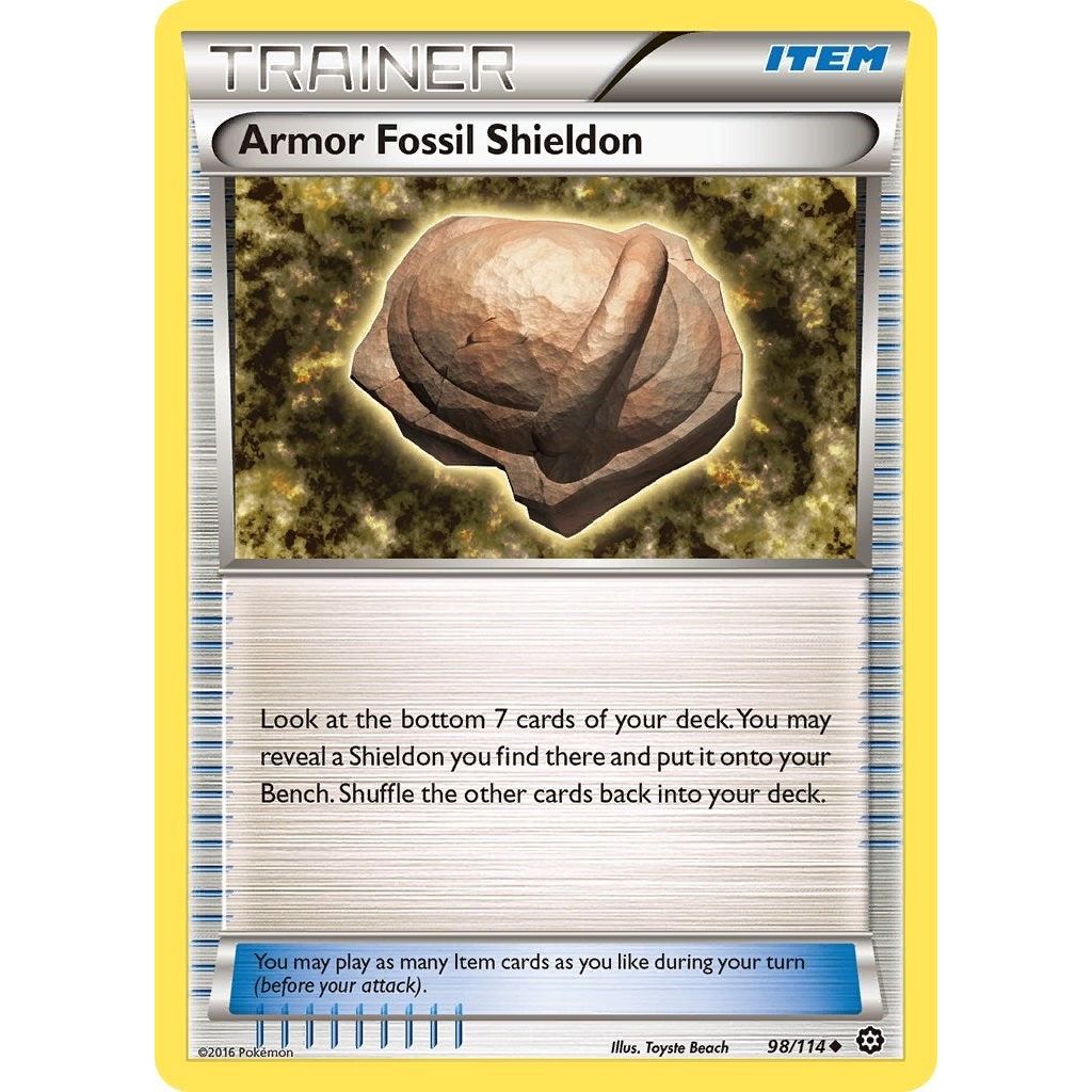 Armor Fossil Shieldon (98/114) (STS)