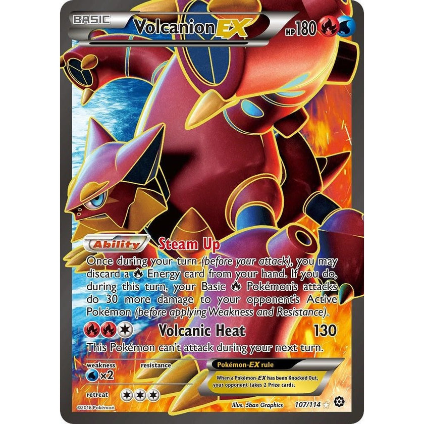 Volcanion EX (Full Art) (107/114) (STS)