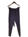 SHEIN Women Work Pants Regular fit in Black - 0XL