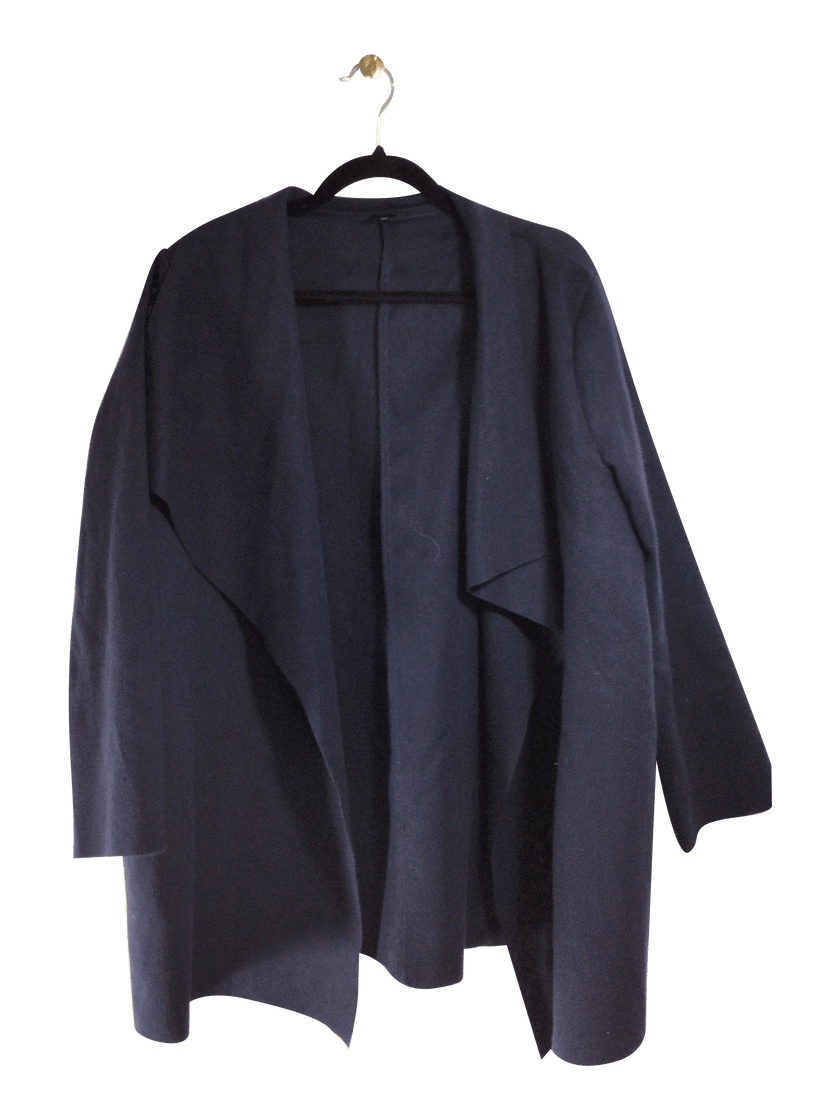 SHEIN Women Coats Regular fit in Blue - 1XL