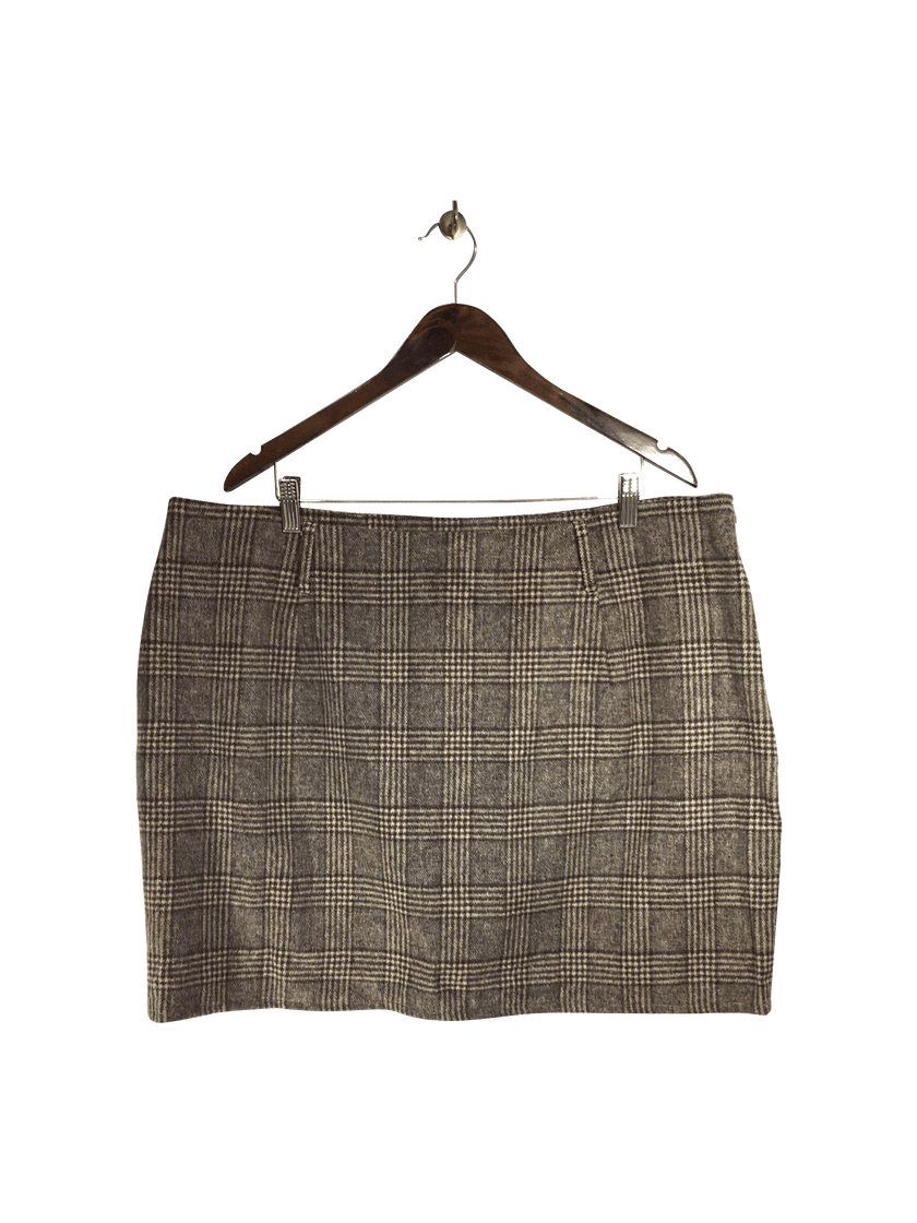 UNBRANDED Women Casual Skirts Regular fit in Brown - 3XL