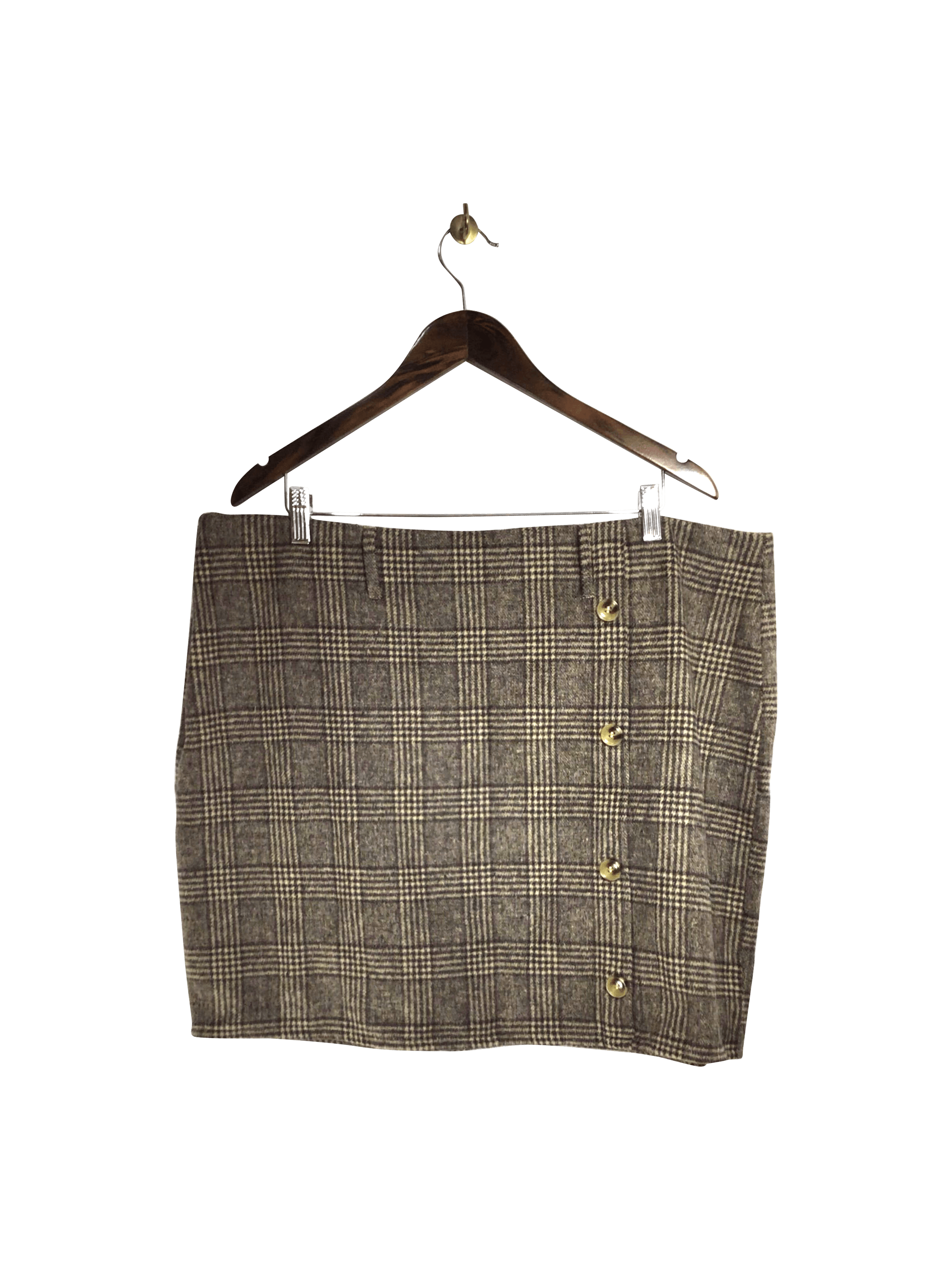 UNBRANDED Women Casual Skirts Regular fit in Brown - 3XL