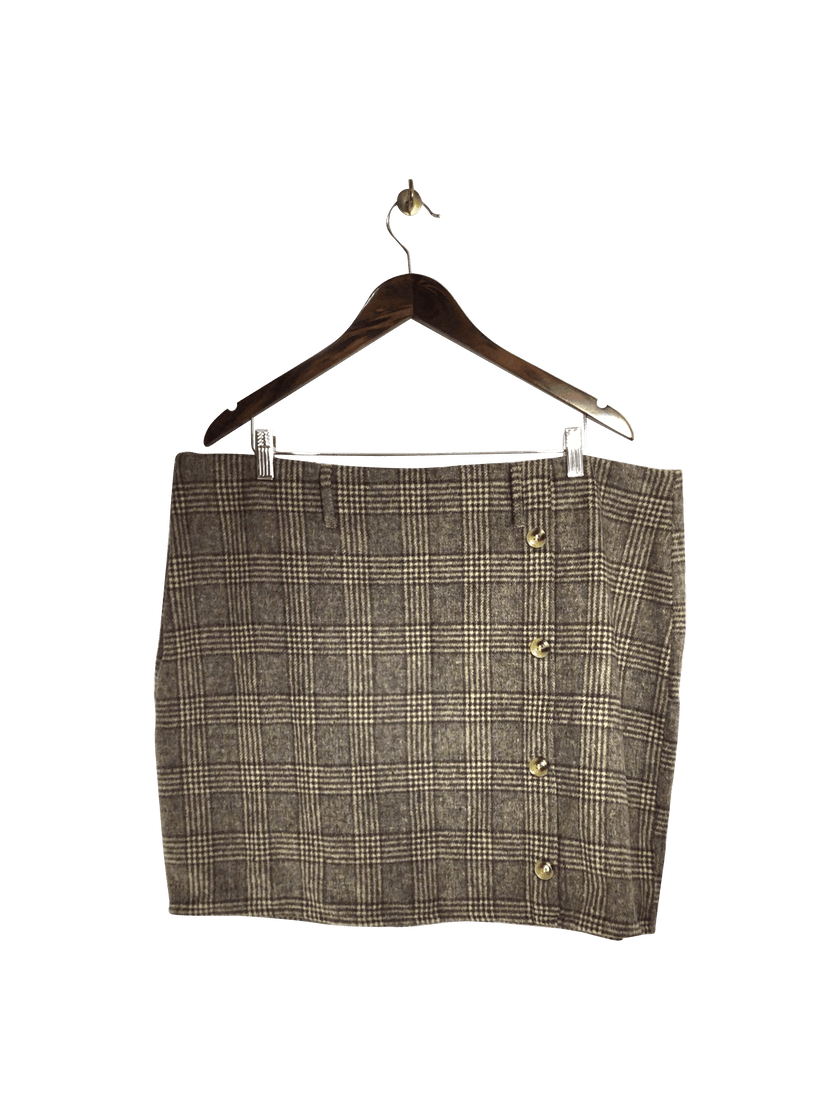 UNBRANDED Women Casual Skirts Regular fit in Brown - 3XL