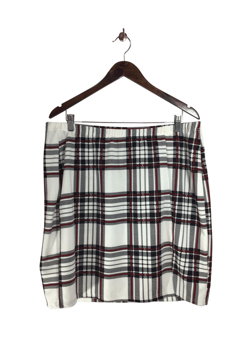 SHEIN Women Casual Skirts Regular fit in White - 3XL
