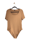 SHEIN Women Bodysuits Regular fit in Brown - 2XL