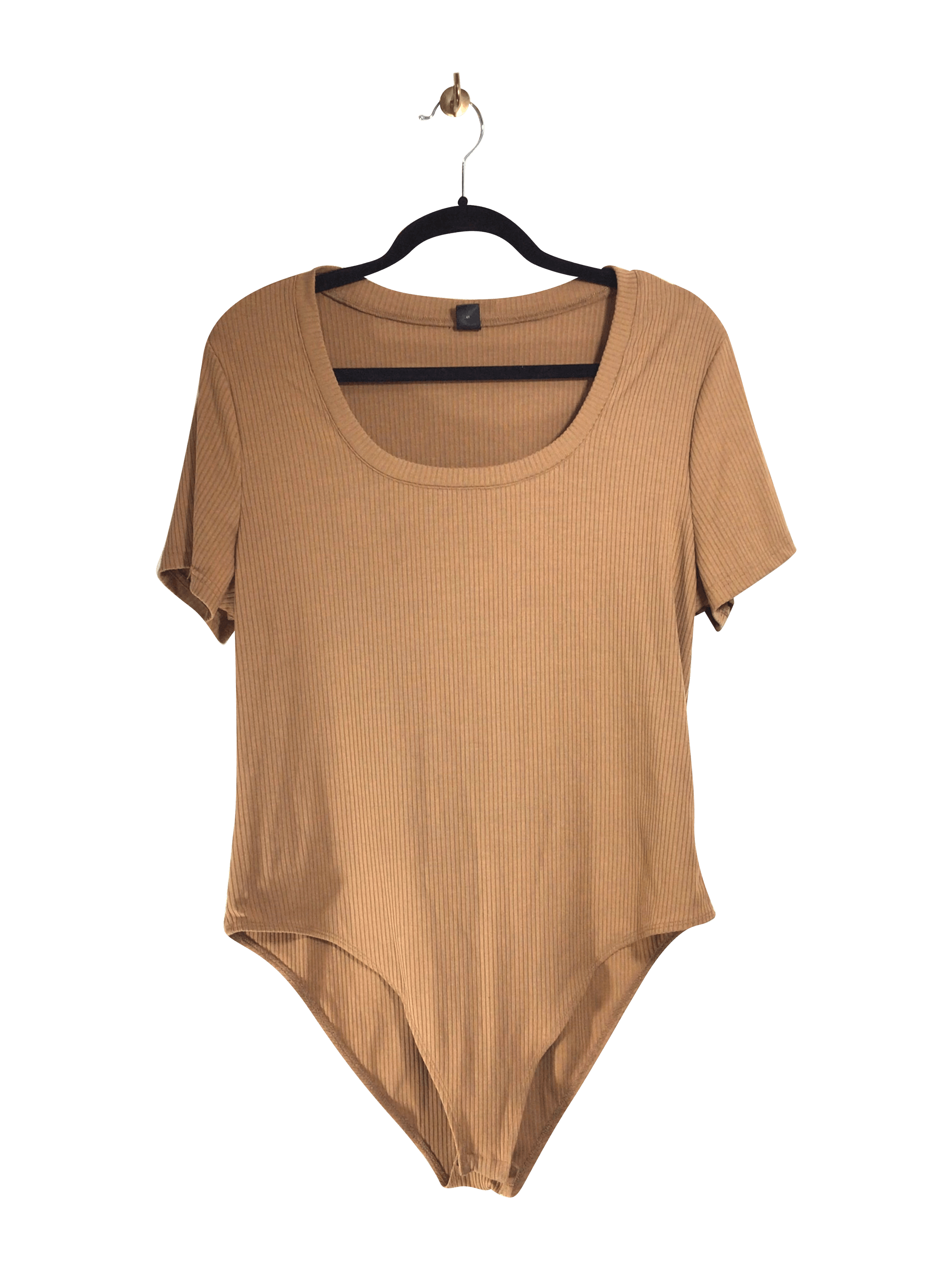 SHEIN Women Bodysuits Regular fit in Brown - 2XL
