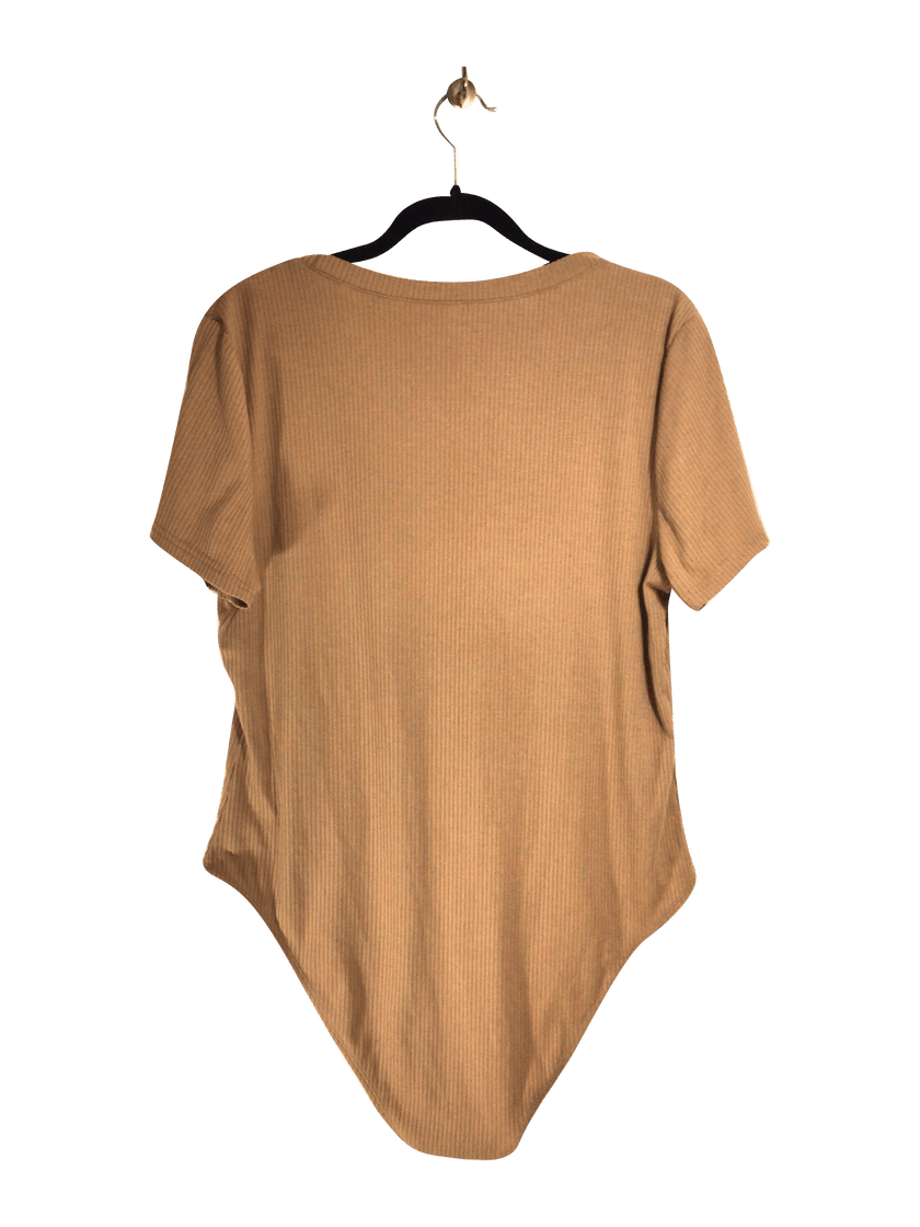 SHEIN Women Bodysuits Regular fit in Brown - 2XL