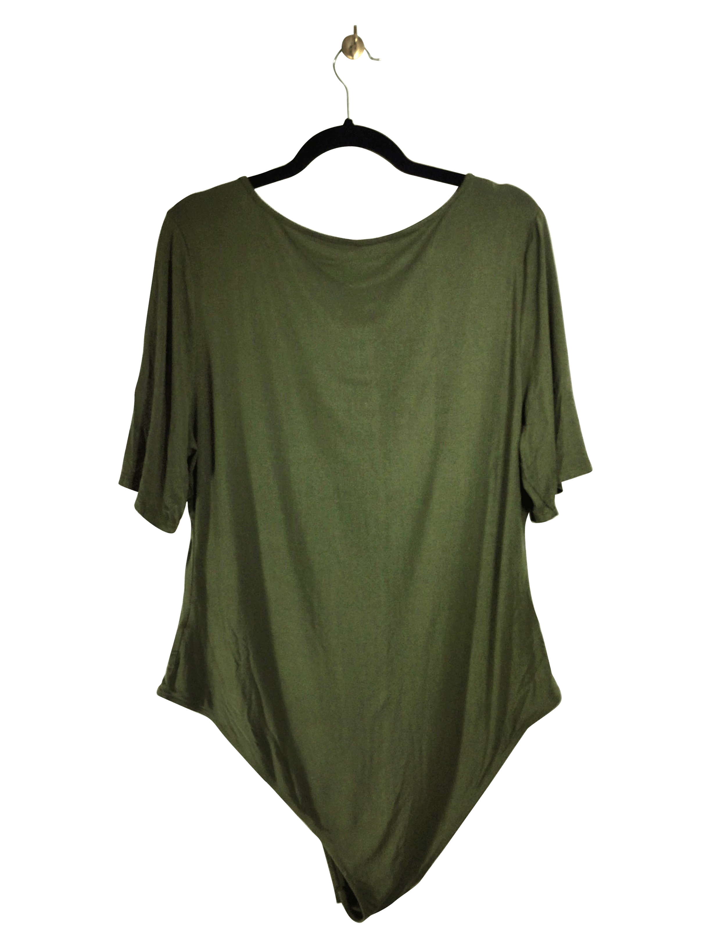 SHEIN Women Bodysuits Regular fit in Green - 4XL