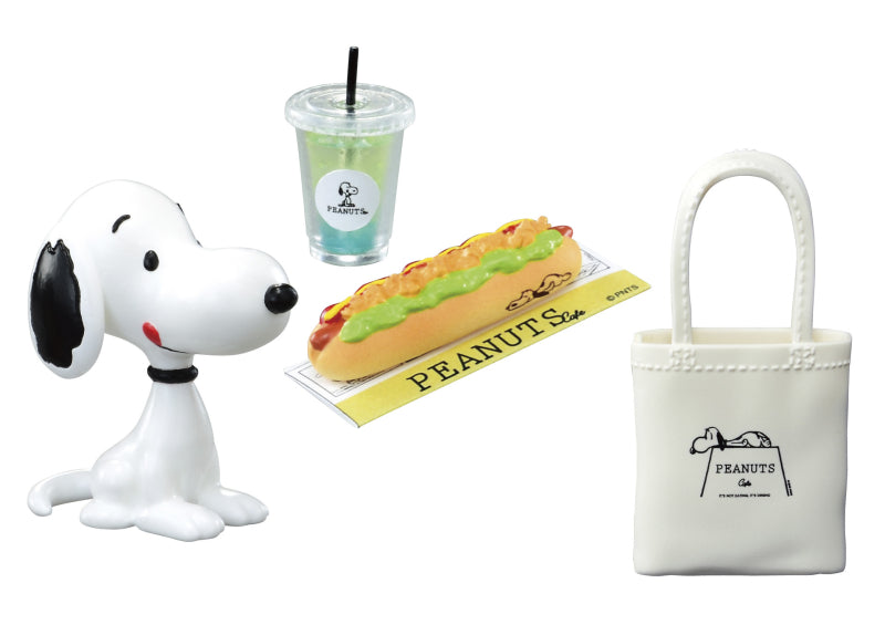 Snoopy Peanuts Cafes tour with you! (1 Random Box) (Re-ment Blind Box)