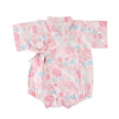 [Pre-Order] Baby Jinbei Romper: Hydrangea Pattern (Cool Grid Weave) (Save 50% in January)