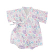 [Pre-Order] Baby Jinbei Romper: Hydrangea Pattern (Cool Grid Weave) (Save 50% in January)