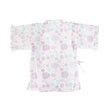 [Pre-Order] Girls' Jinbei Set with Frills: Hydrangea Pattern 2-Piece Set (Cool Grid Weave) (Save 50% in January)