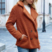 Lapel Winter Fleece Fluffy Jacket Cardigan Sweater for women