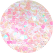 Rainbow(Transparent) Heart Glitter