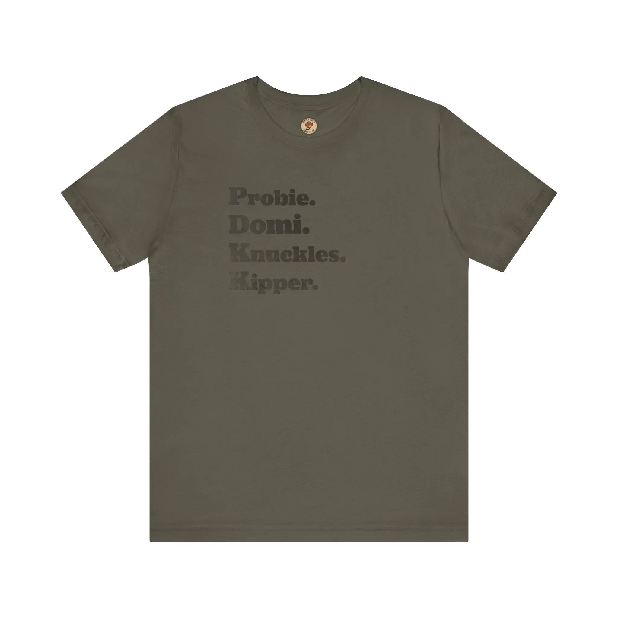 Probie Domi Knuckles Kipper T-Shirt - NHL Hockey Fighters - Maple Stick Hockey Co. - True Fan