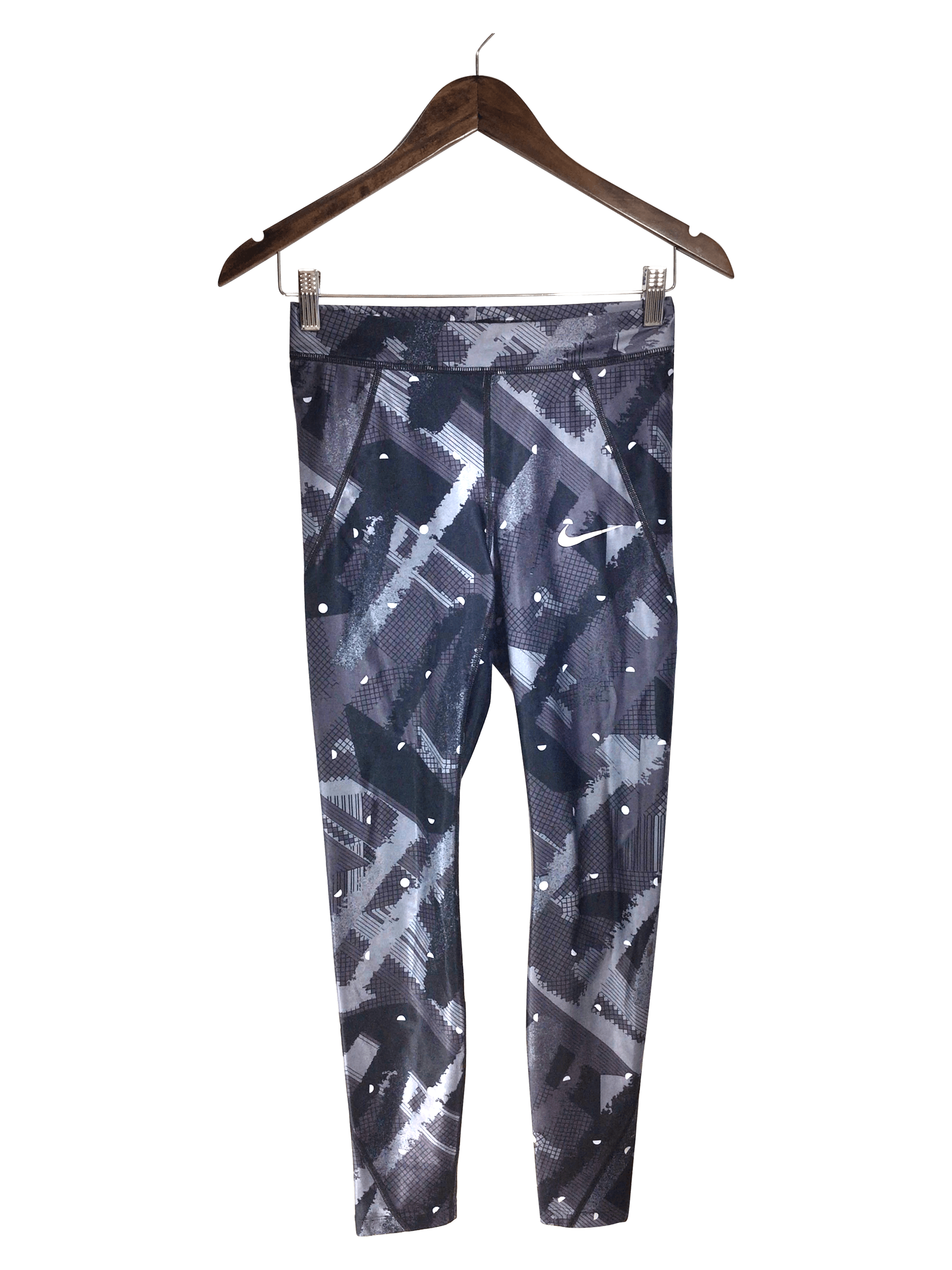 NIKE Women Activewear Leggings Regular fit in Gray - XS
