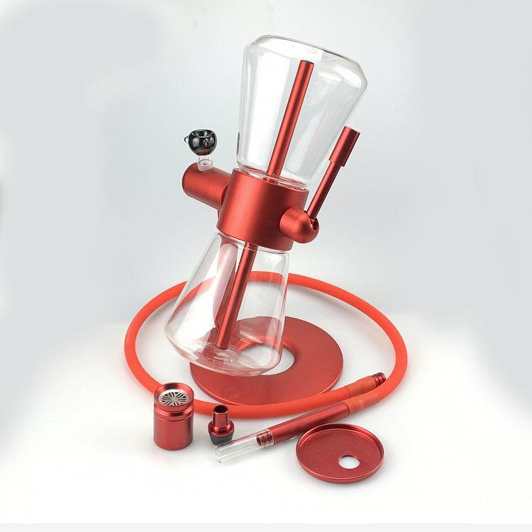 Hourglass Type Rotary Gravity Hookah