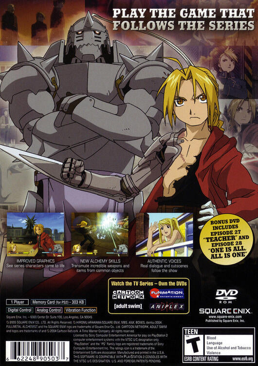 Fullmetal Alchemist 2 : La Malédiction de l'Élixir Cramoisi (occasion)