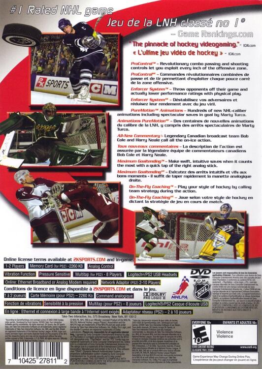 NHL 2K6 [Couverture Maple Leafs] (occasion)