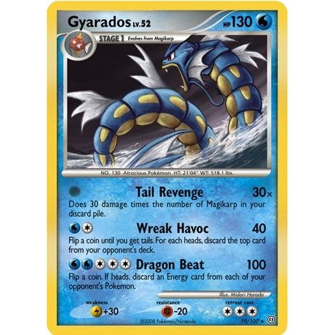 Gyarados - 19/100 (DP Stormfront) (019/100) (PR)