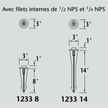 Piquet de montage  - 1233