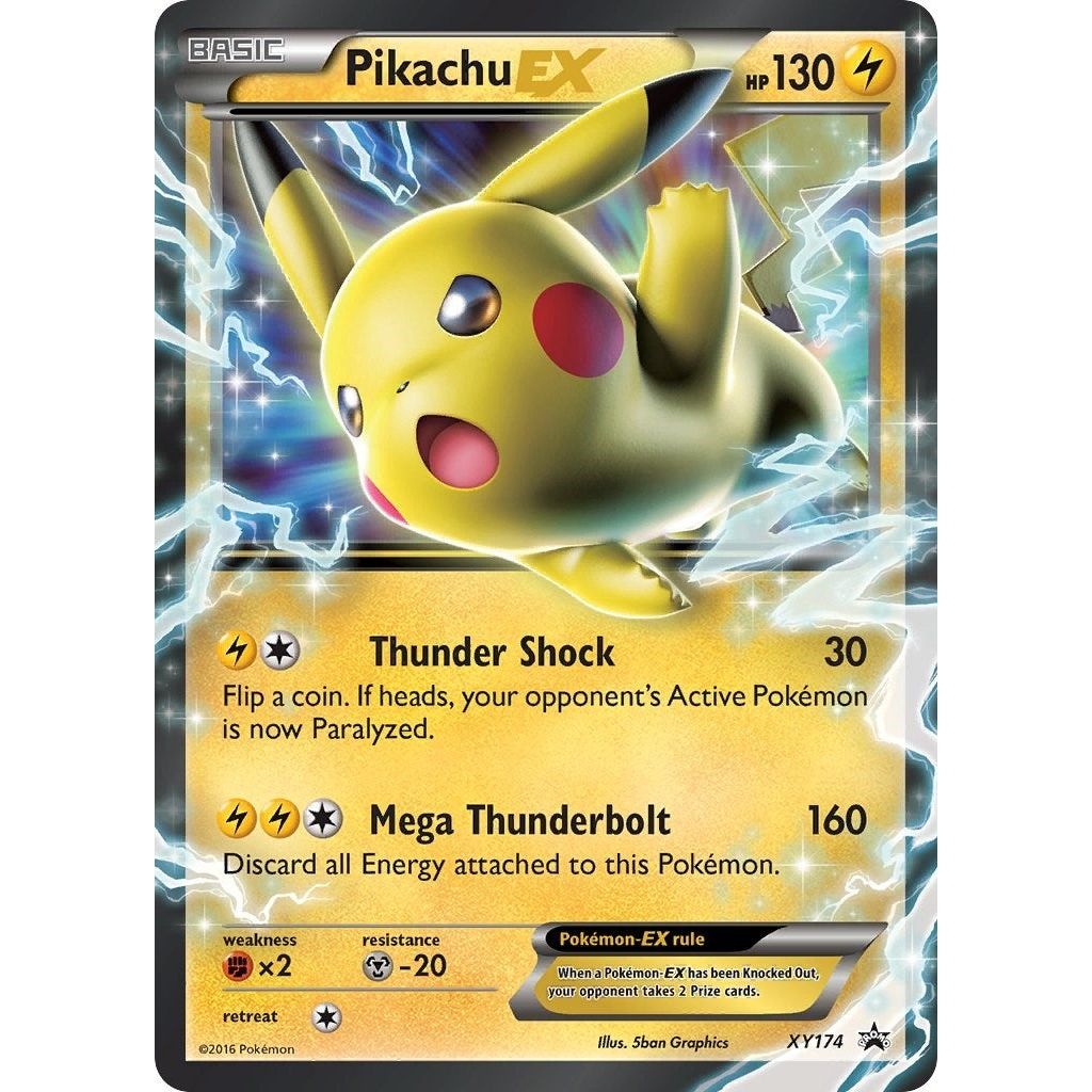 Pikachu EX - XY174 (XY174) (PR)