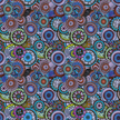 Peacock Tail Paisley Prints Adhesive Vinyl