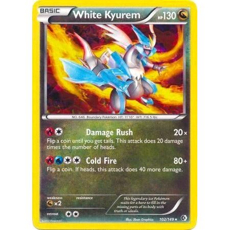 White Kyurem - 102/149 (BW Boundaries Crossed) (102/149) (PR)
