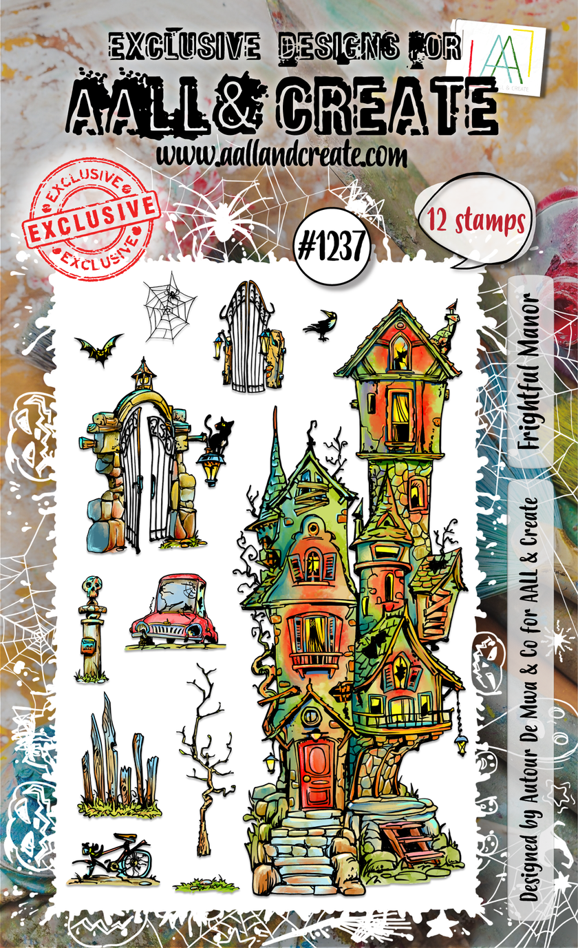AALL and Create - A6 Stamp Set - Frightful Manor