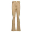 Brown High Waist Stretch Bootcut Jeans Women Casual Pants