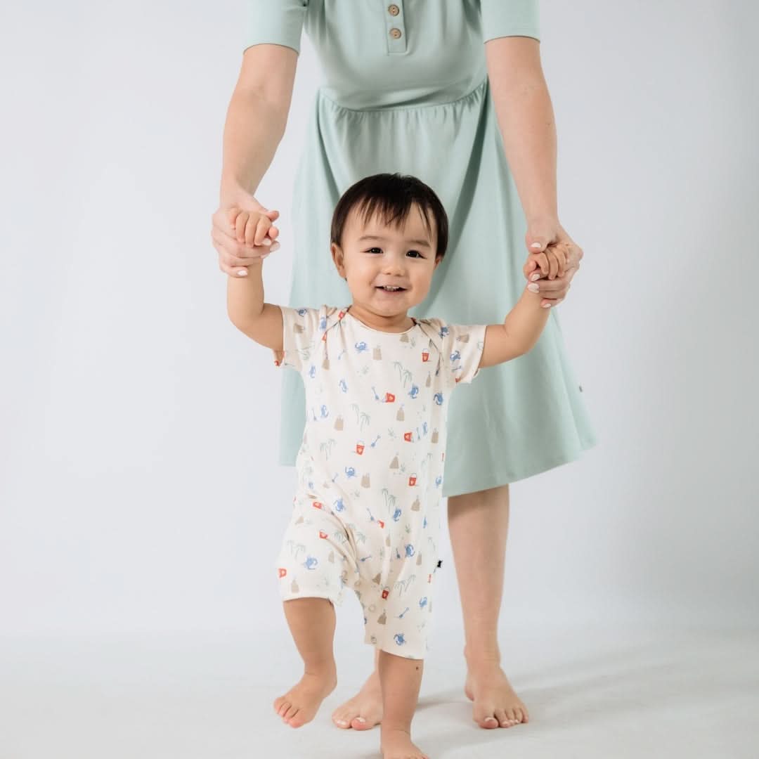 Baby Bamboo Shorts Romper | Digging It