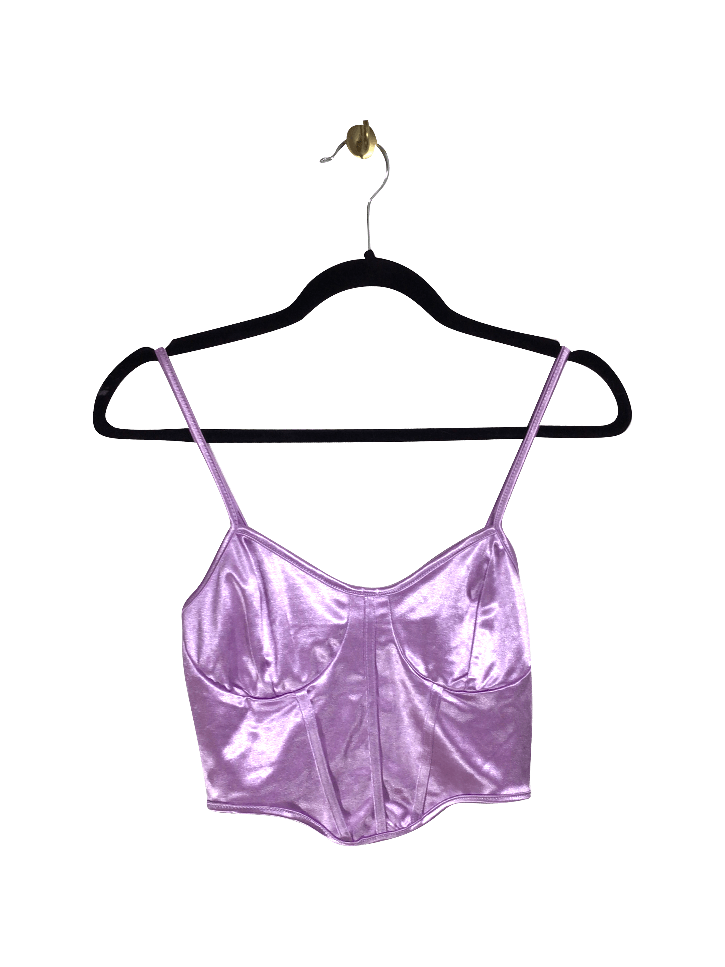 SHEIN Women Crop Tops Regular fit in Purple - XS