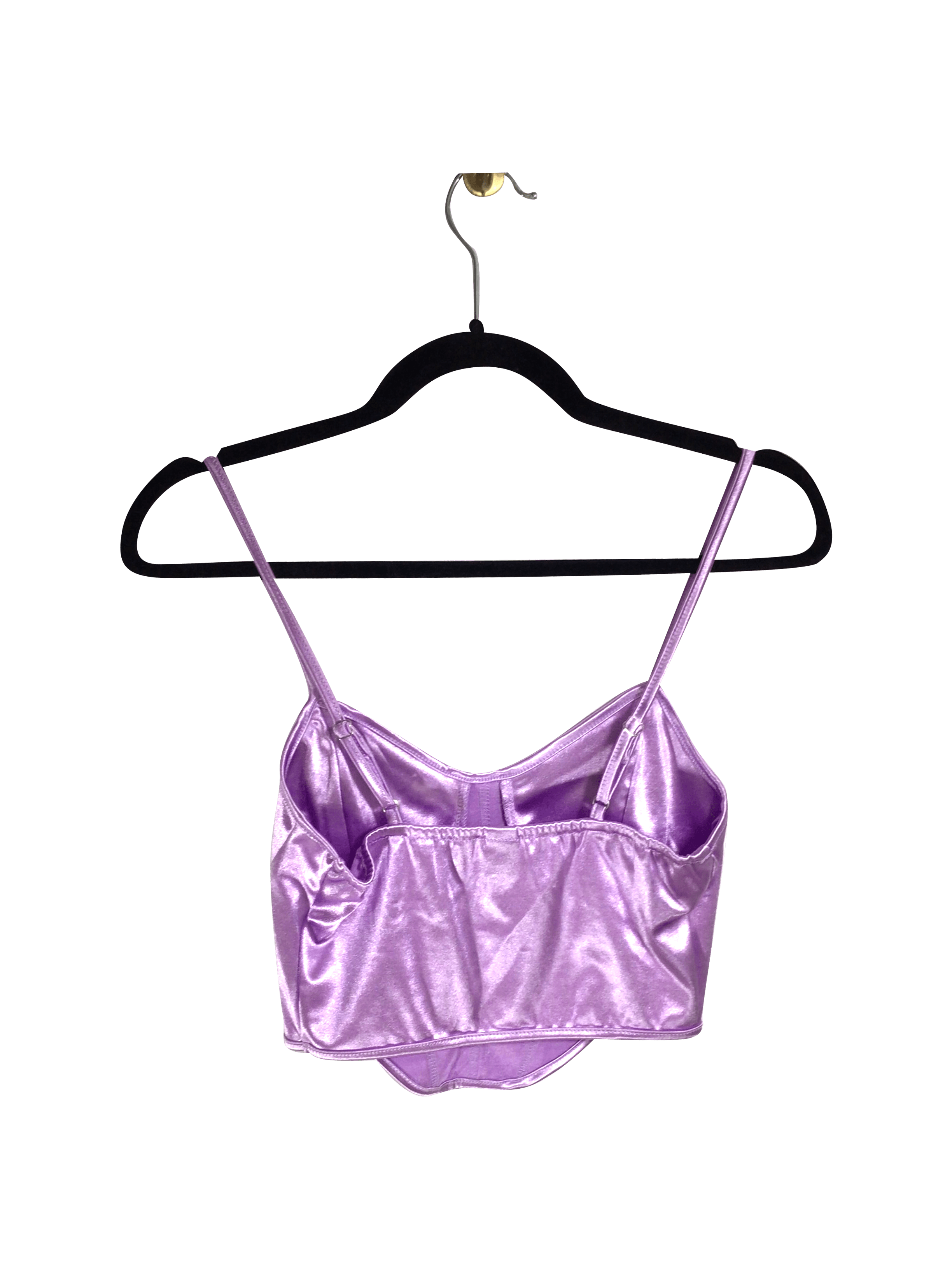 SHEIN Women Crop Tops Regular fit in Purple - XS
