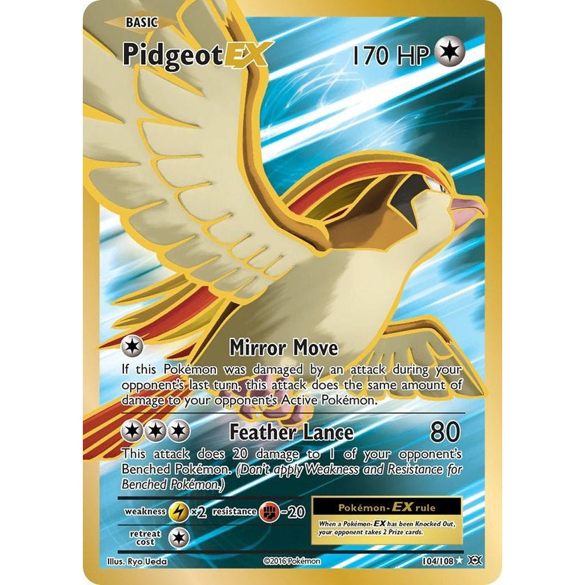 Pidgeot EX (Full Art) (104/108) (EVO)