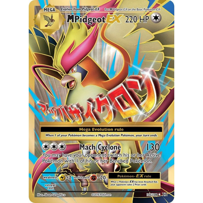 M Pidgeot EX (Full Art) (105/108) (EVO)