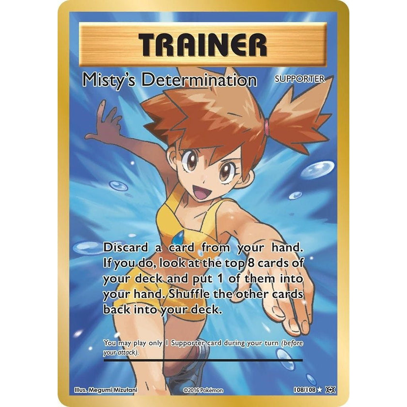 Misty's Determination (Full Art) (108/108) (EVO)