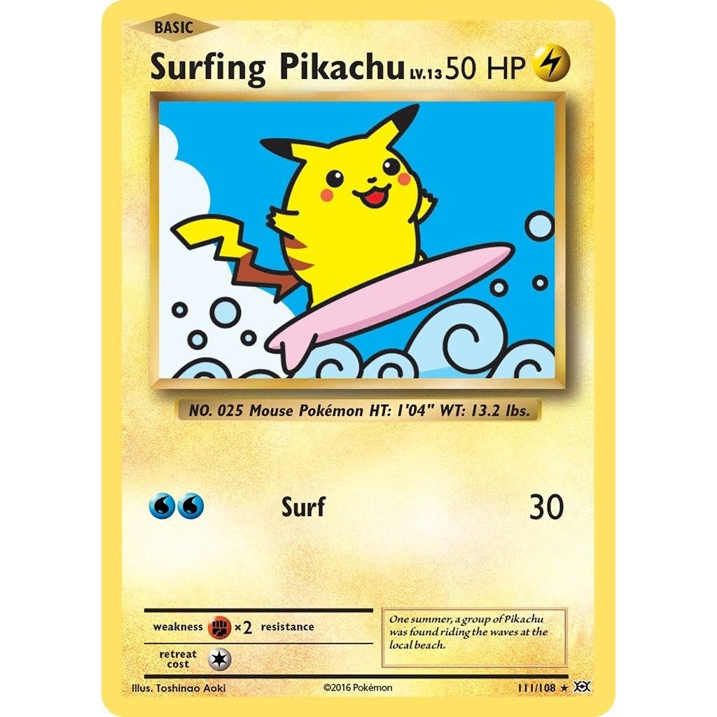 Surfing Pikachu (111/108) (EVO)