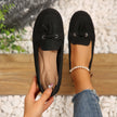 Women's Round Toe Loafers – Non-Slip Soft Comfortable Flat Shoes