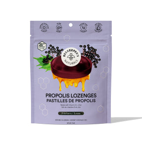 Beekeeper's Naturals - Propolis Lozenges Elderberry (50g)