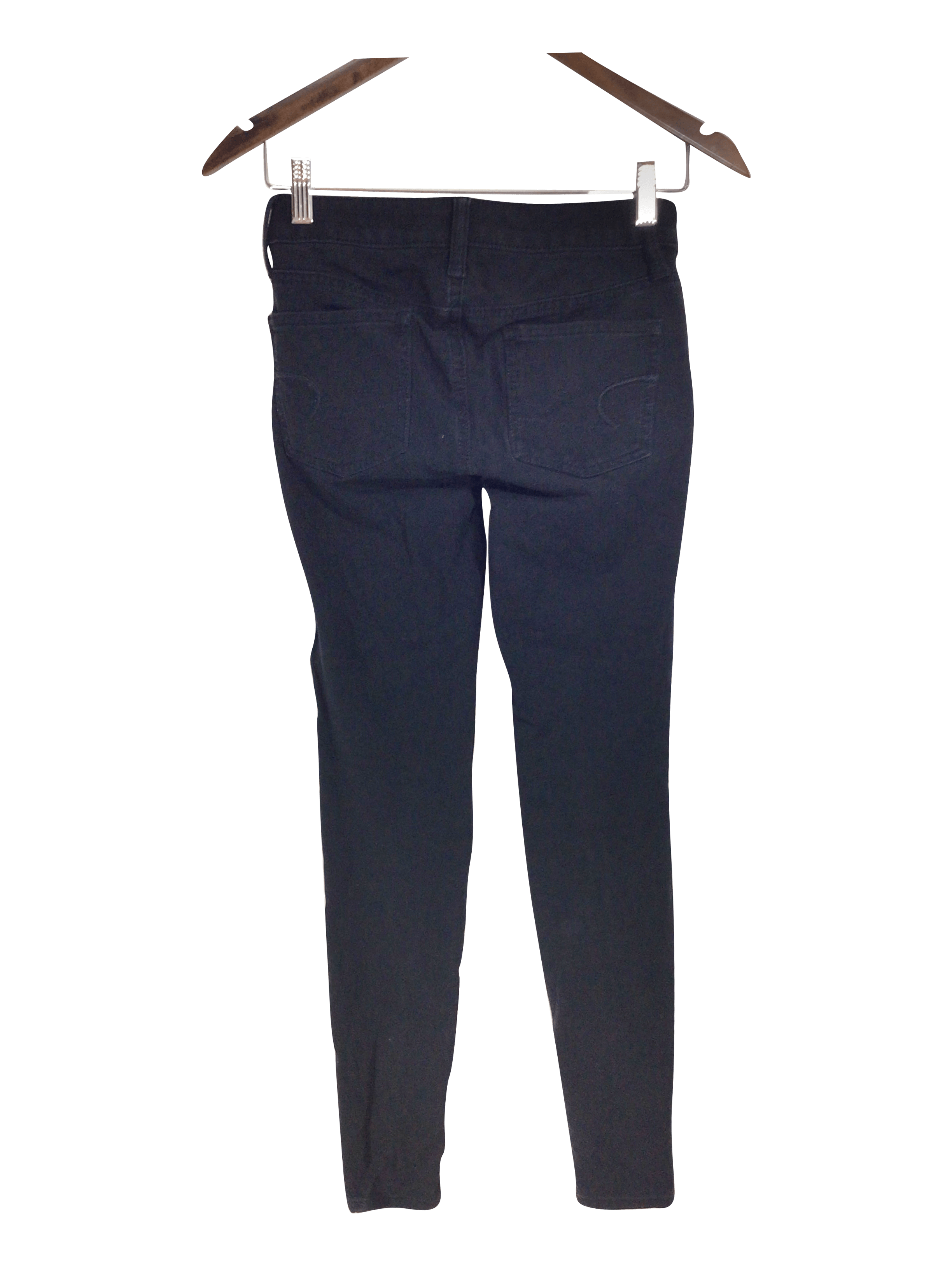 AMERICAN EAGLE Women Straight-Legged Jeans Regular fit in Black - 2