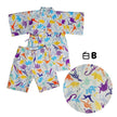 [Pre-Order] Boys' Jinbei Set: Dinosaur Pattern 2-Piece Set (Breathable Lace) (Save 50% in January)