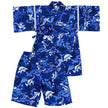 [Pre-Order] Boys' Jinbei Set: Dinosaur Pattern 2-Piece Set (Breathable Lace) (Save 50% in January)